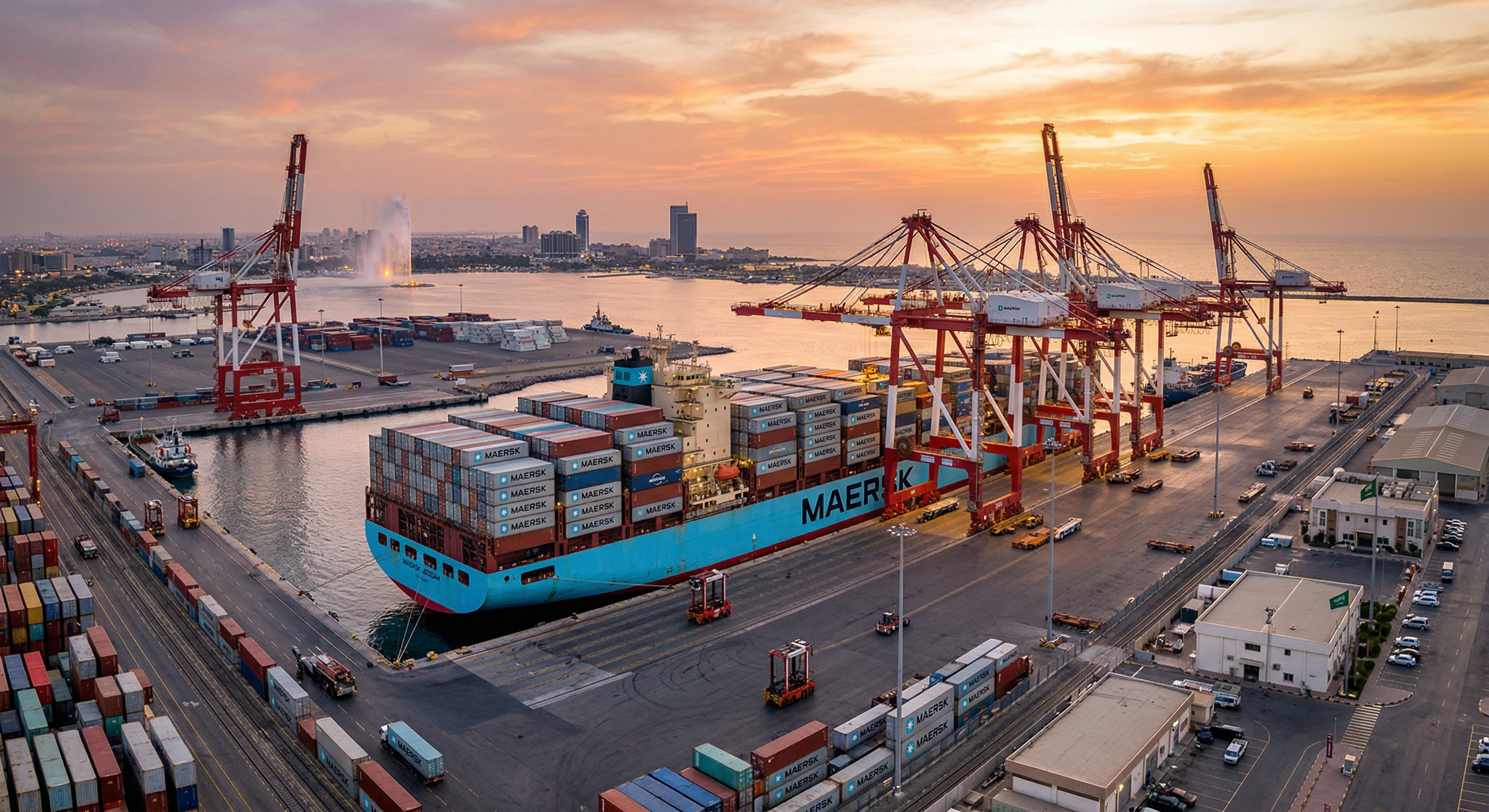 Mawani Adds Three New Maersk Services at Jeddah and King Abdullah Port