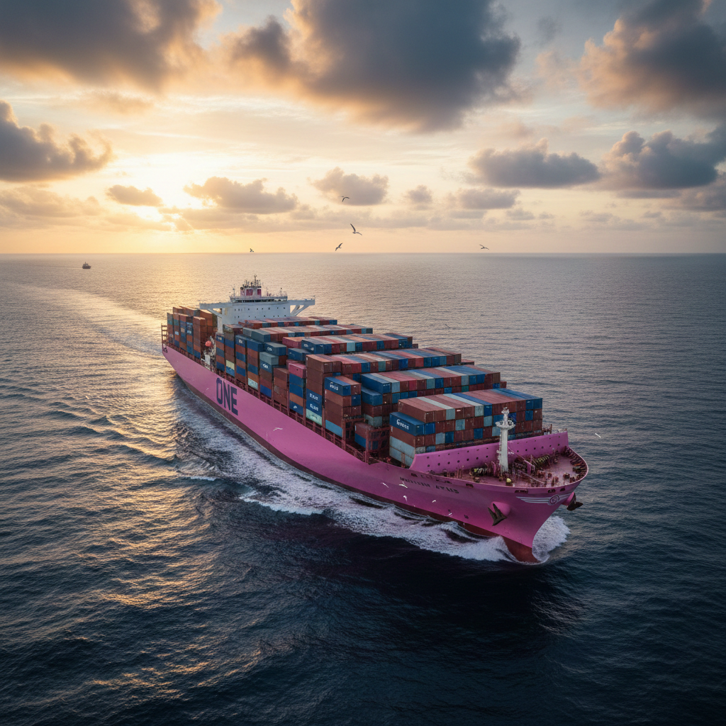 ONE Launches New Shipping Service Linking Red Sea Ports with Chinese Ports