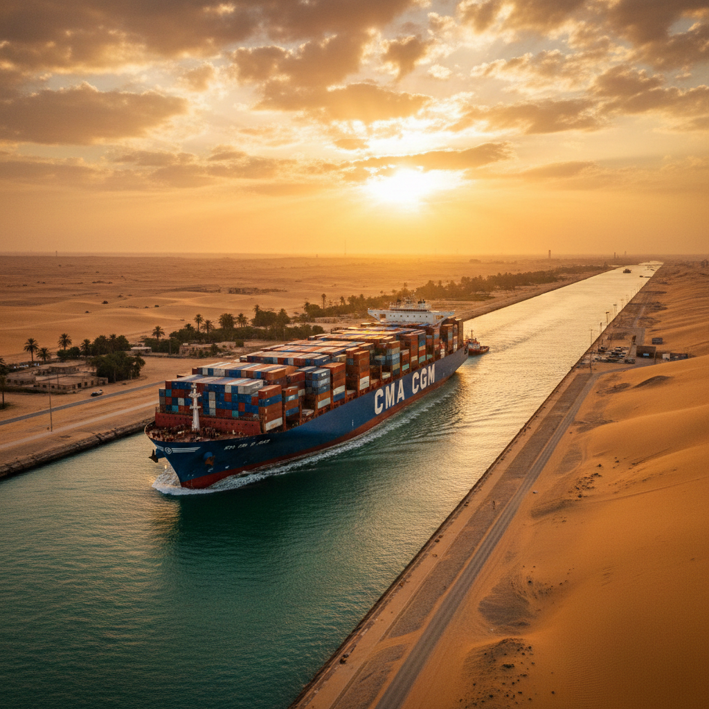 CMA CGM’s INDAMEX Service Resumes Transit via the Red Sea and the Suez Canal